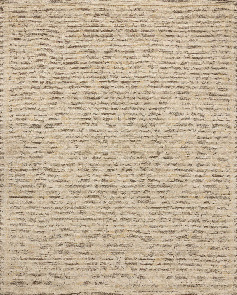 Loloi Penny Coffee / Natural 18" x 18" Sample Rug Brown sample Hand-Tufted Wool