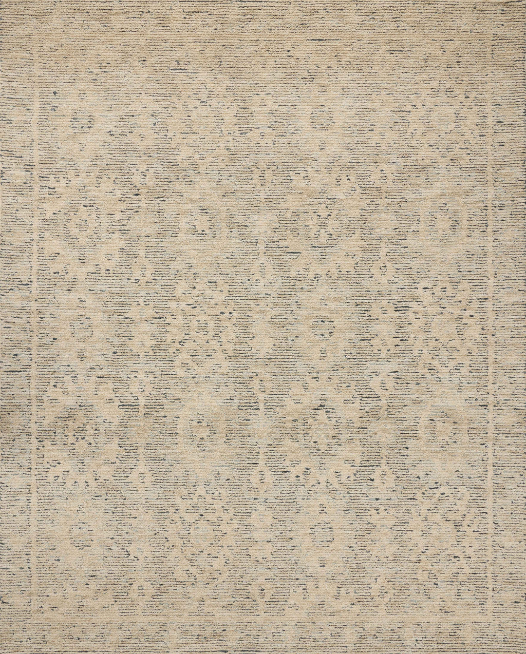 Loloi Penny Blue / Natural 18" x 18" Sample Rug Blue sample Hand-Tufted Wool