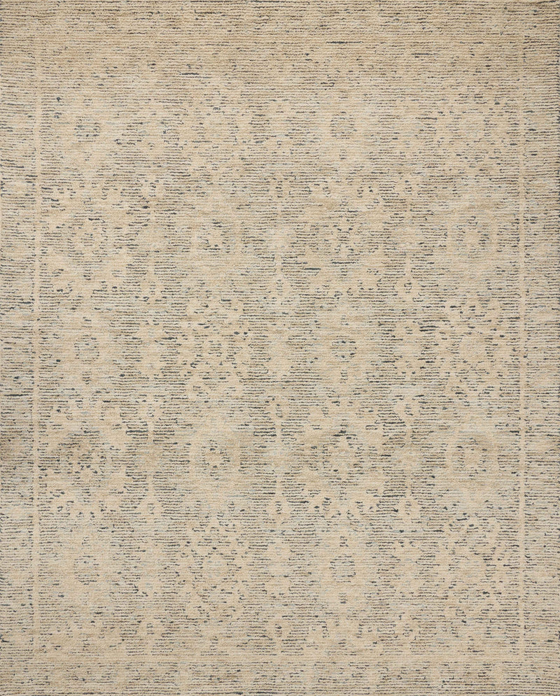 Loloi Penny Blue / Natural 18" x 18" Sample Rug Blue sample Hand-Tufted Wool