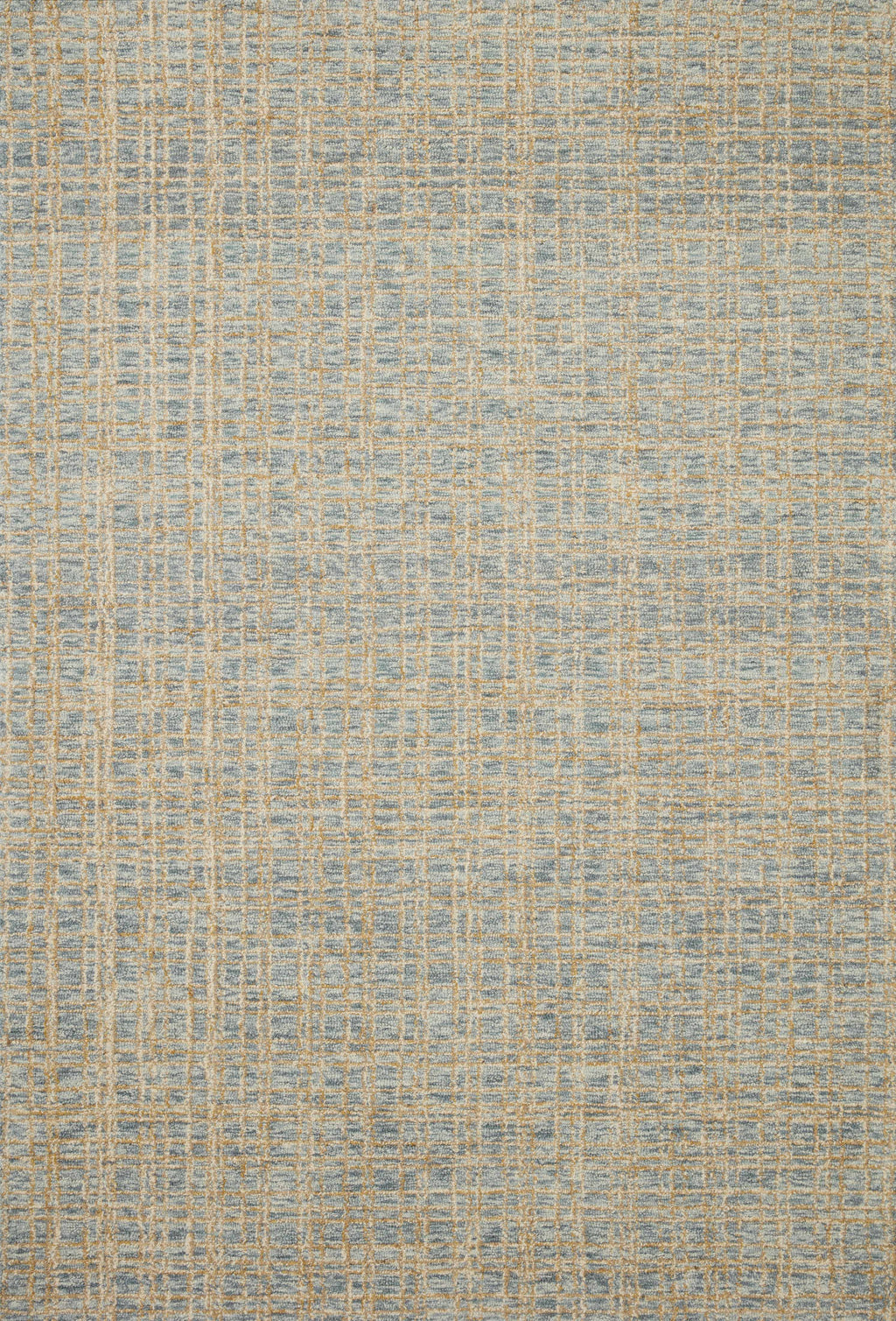 Chris Loves Julia x Loloi Polly Blue / Sand 2'-0" x 5'-0" Accent Rug Blue Accent Hand-Tufted Wool/Jute