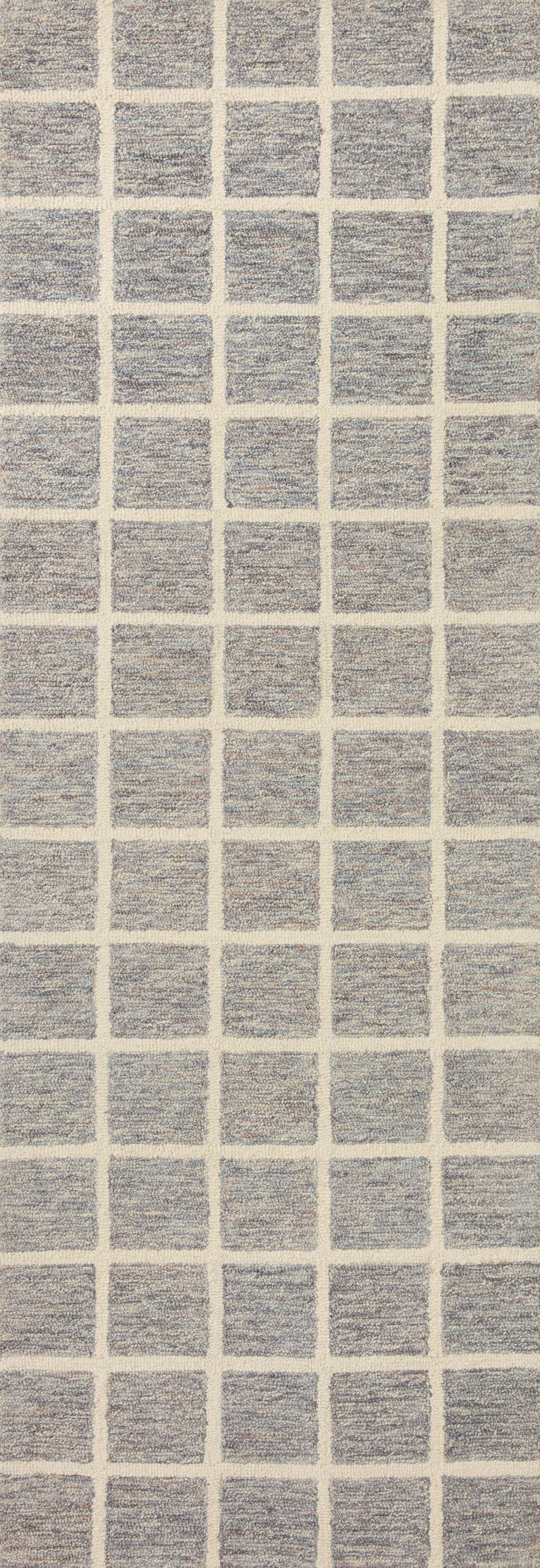 Chris Loves Julia x Loloi Polly Slate / Ivory 2'-0" x 5'-0" Accent Rug Gray Accent Hand-Tufted Jute/Wool