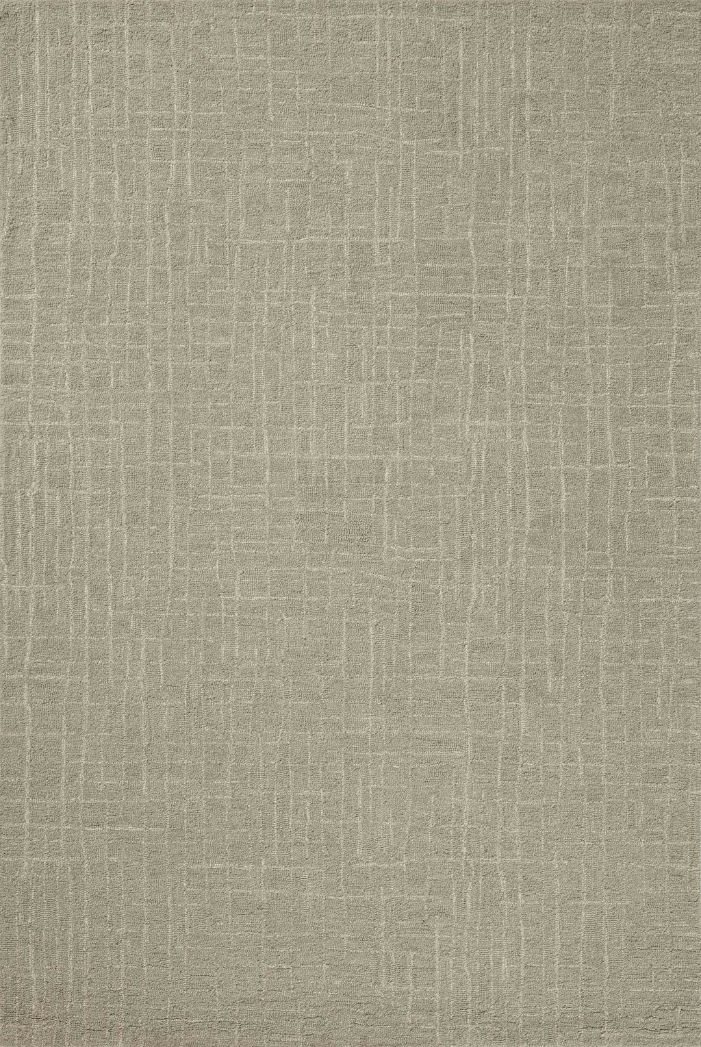 Chris Loves Julia x Loloi Polly Spa / Ivory 2'-0" x 5'-0" Accent Rug Blue Accent Hand-Tufted Wool/Jute