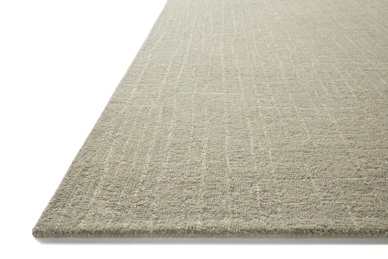 Chris Loves Julia x Loloi Polly Spa / Ivory 2'-0" x 5'-0" Accent Rug Blue Accent Hand-Tufted Wool/Jute