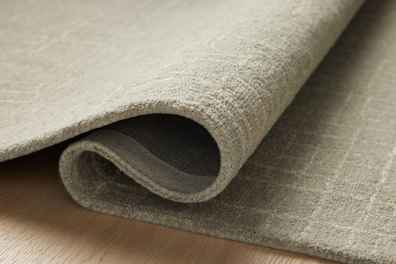 Chris Loves Julia x Loloi Polly Spa / Ivory 2'-0" x 5'-0" Accent Rug Blue Accent Hand-Tufted Wool/Jute
