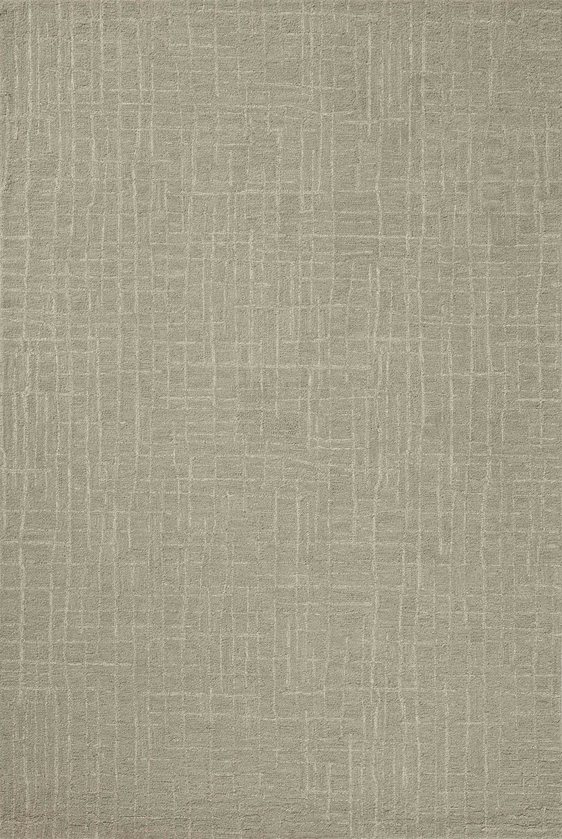 Chris Loves Julia x Loloi Polly Spa / Ivory 2'-0" x 5'-0" Accent Rug Blue Accent Hand-Tufted Wool/Jute