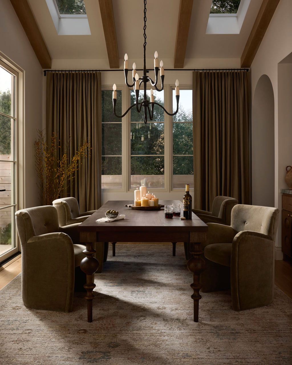 Loloi Priscilla Ivory / Multi 18" x 18" Sample Rug Ivory sample Power-Loomed Polyester