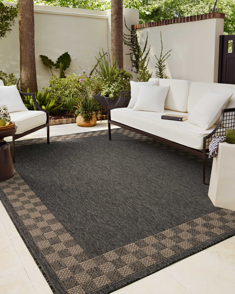 Chris Loves Julia x Loloi Providence Charcoal / Natural 9'-2" x 13' Area Rug Gray XLarge Power-Loomed Polypropylene