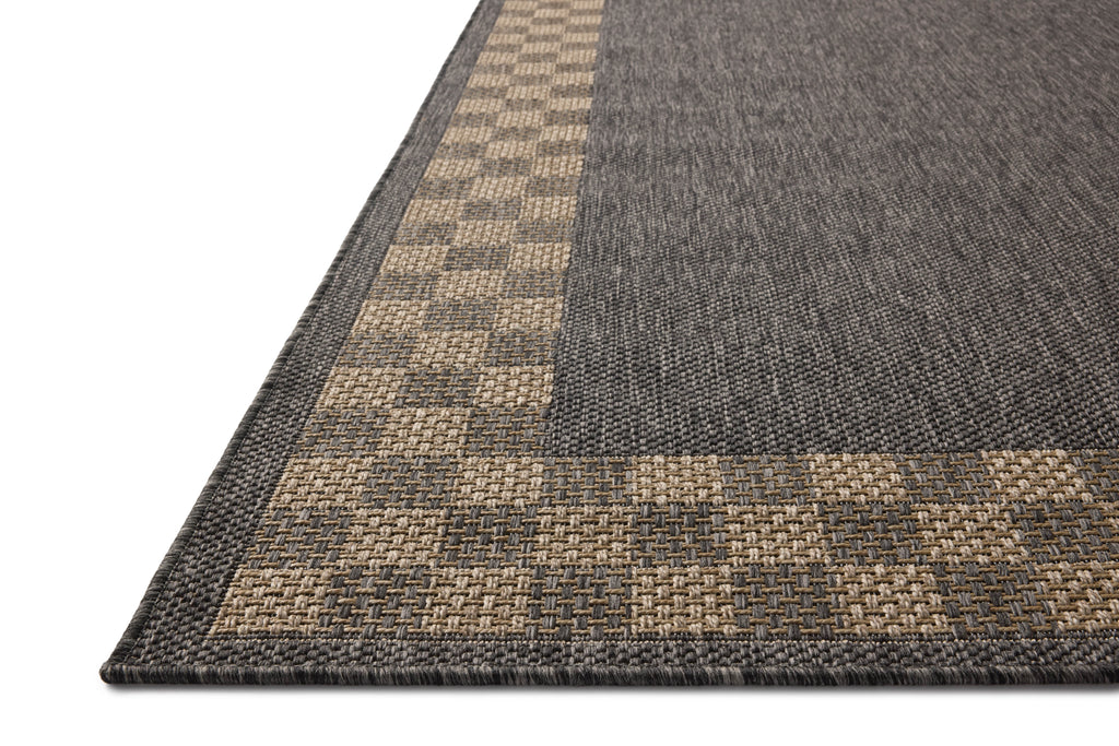 Chris Loves Julia x Loloi Providence Charcoal / Natural 9'-2" x 13' Area Rug Gray XLarge Power-Loomed Polypropylene