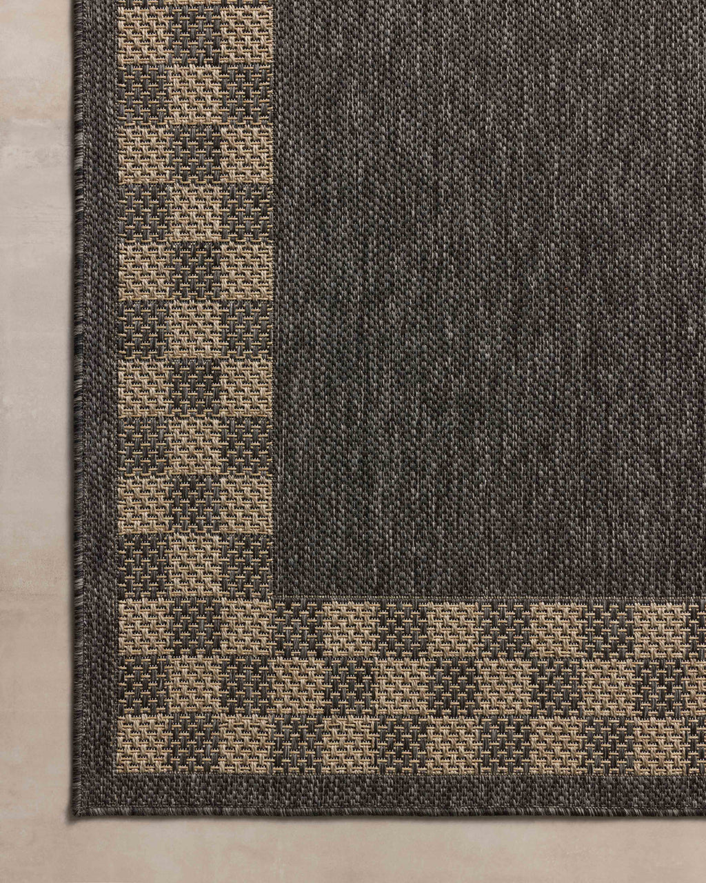 Chris Loves Julia x Loloi Providence Charcoal / Natural 9'-2" x 13' Area Rug Gray XLarge Power-Loomed Polypropylene