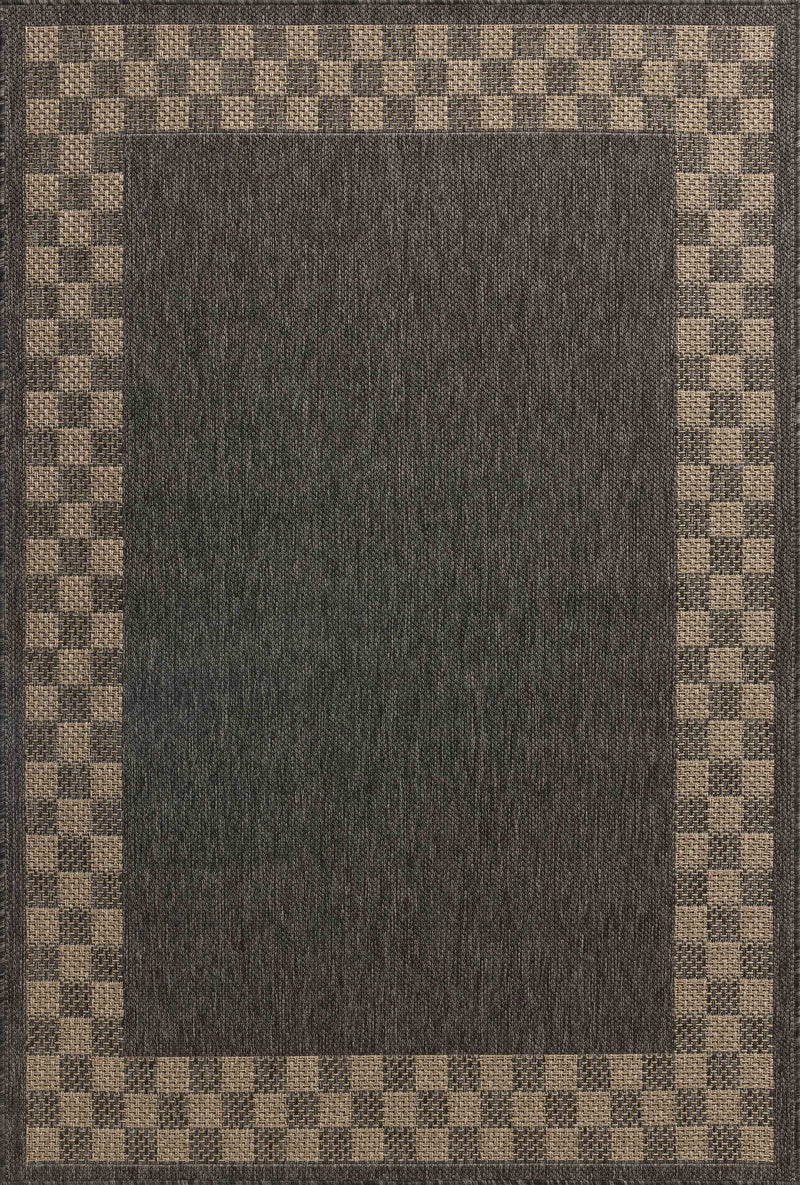 Chris Loves Julia x Loloi Providence Charcoal / Natural 9'-2" x 13' Area Rug Gray XLarge Power-Loomed Polypropylene