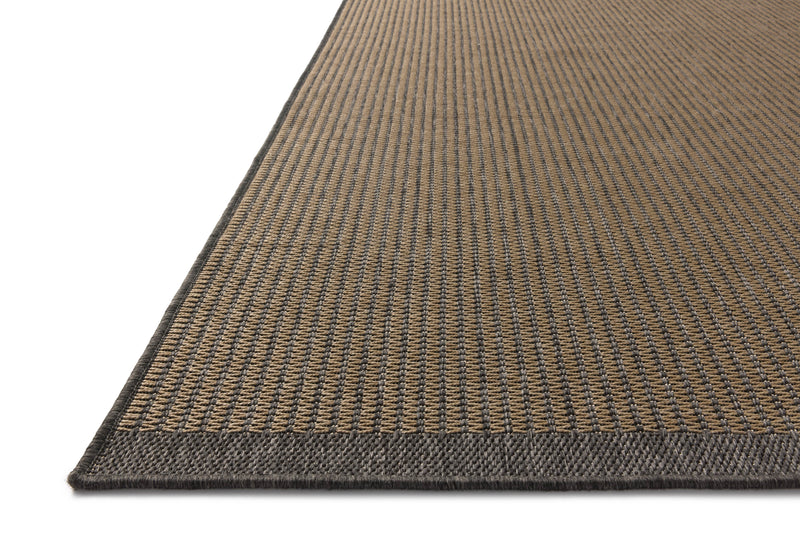 Chris Loves Julia x Loloi Providence Wheat / Charcoal 9'-2" x 13' Area Rug Beige XLarge Power-Loomed Polypropylene