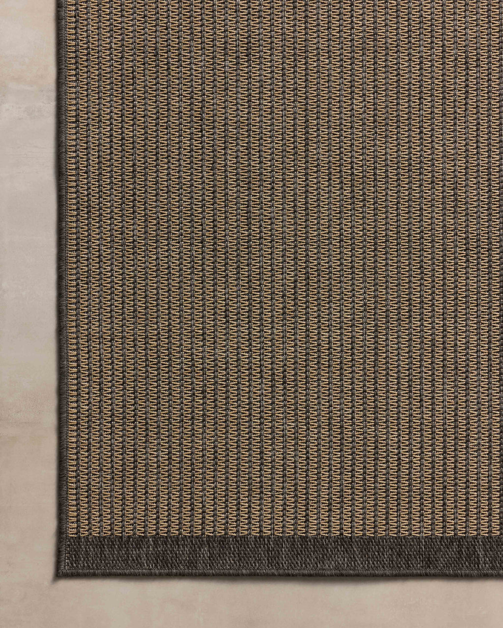 Chris Loves Julia x Loloi Providence Wheat / Charcoal 9'-2" x 13' Area Rug Beige XLarge Power-Loomed Polypropylene