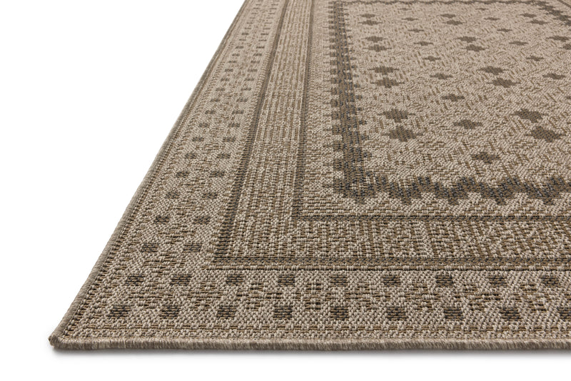 Chris Loves Julia x Loloi Providence Charcoal / Dove 7'-6" x 10' Area Rug Gray Medium-Large Power-Loomed Polypropylene