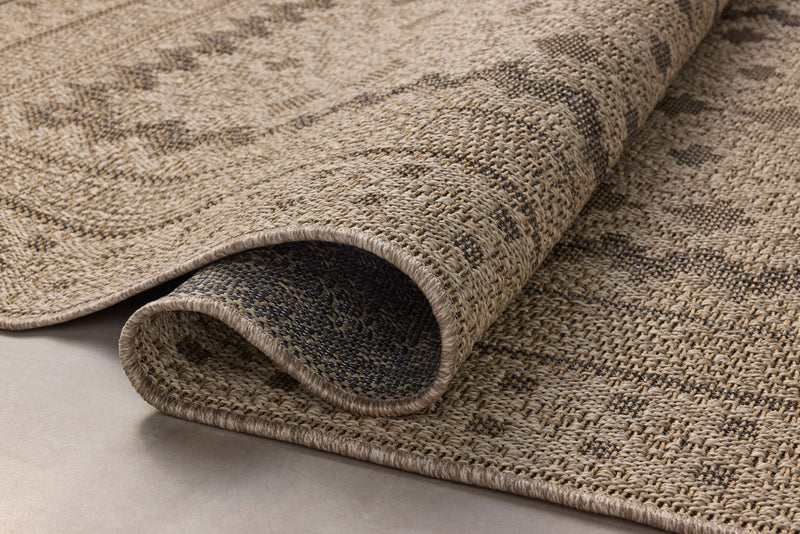 Chris Loves Julia x Loloi Providence Charcoal / Dove 7'-6" x 10' Area Rug Gray Medium-Large Power-Loomed Polypropylene