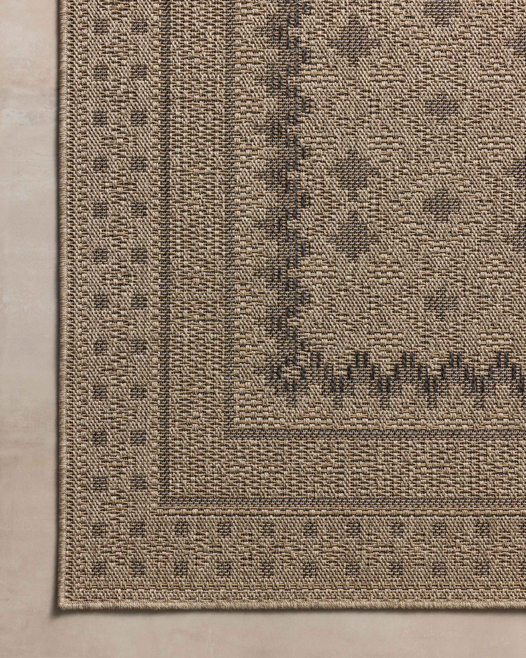 Chris Loves Julia x Loloi Providence Charcoal / Dove 7'-6" x 10' Area Rug Gray Medium-Large Power-Loomed Polypropylene