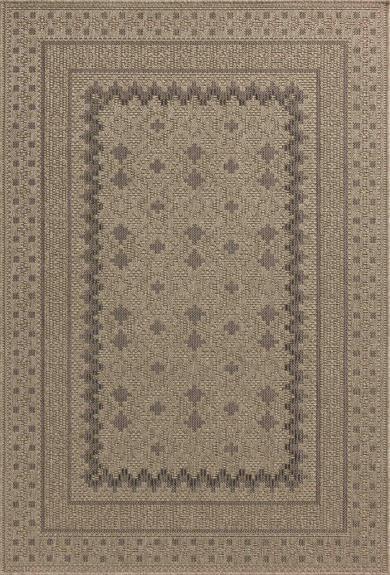 Chris Loves Julia x Loloi Providence Charcoal / Dove 7'-6" x 10' Area Rug Gray Medium-Large Power-Loomed Polypropylene