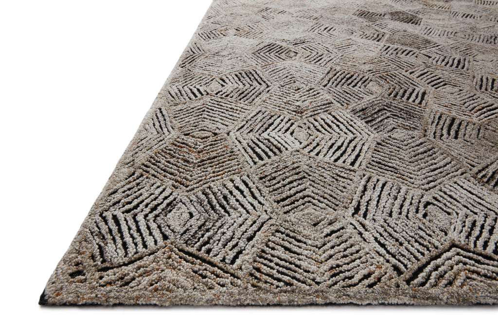 Loloi Prescott Fawn 2'-3" x 3'-9" Accent Rug Beige Accent Hand-Hooked Polyester/Wool/RayonCotton