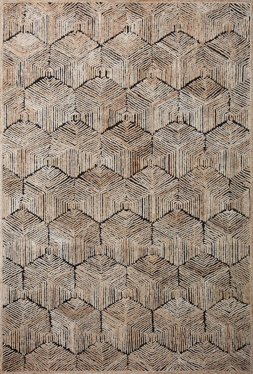 Loloi Prescott Beige 2'-3" x 3'-9" Accent Rug Beige Accent Hand-Hooked Polyester/Wool/RayonCotton