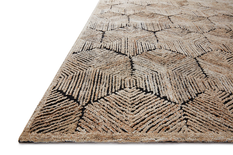 Loloi Prescott Beige 2'-3" x 3'-9" Accent Rug Beige Accent Hand-Hooked Polyester/Wool/RayonCotton