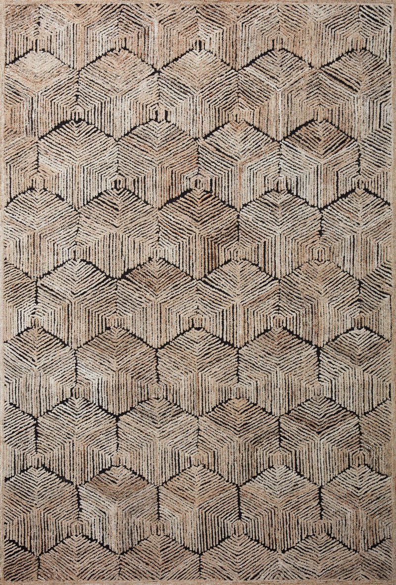 Loloi Prescott Beige 2'-3" x 3'-9" Accent Rug Beige Accent Hand-Hooked Polyester/Wool/RayonCotton