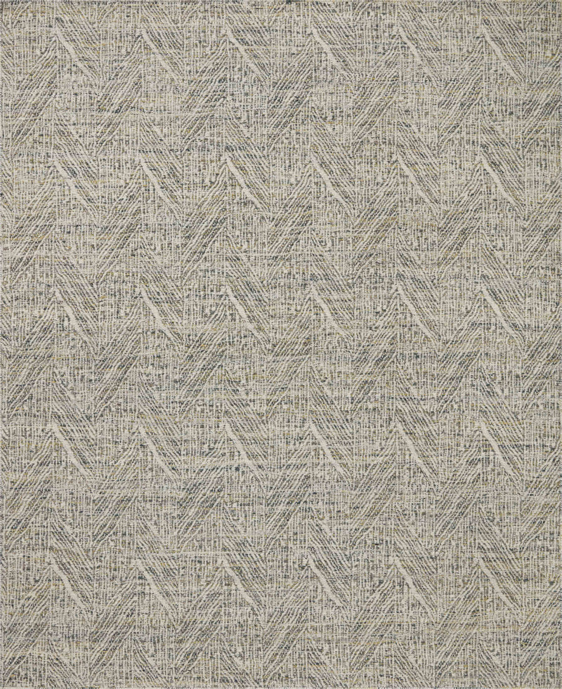 Loloi Raven Moss / Ivory 2'-3" x 3'-9" Accent Rug Green Accent Hand-Woven Wool/Polyester/Cotton