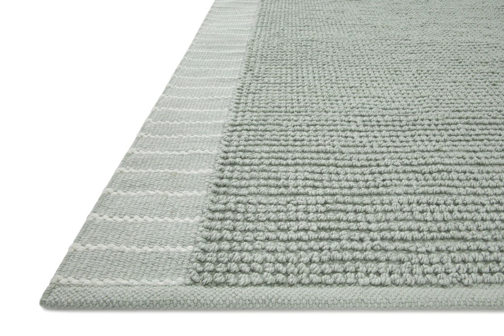 Magnolia Home by Joanna Gaines x Loloi Sadie Rug in Grey Grey Accent Hand-Woven Polyester