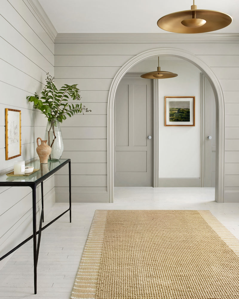 Magnolia Home by Joanna Gaines x Loloi Sadie Rug in Sand Beige Accent Hand-Woven Polyester