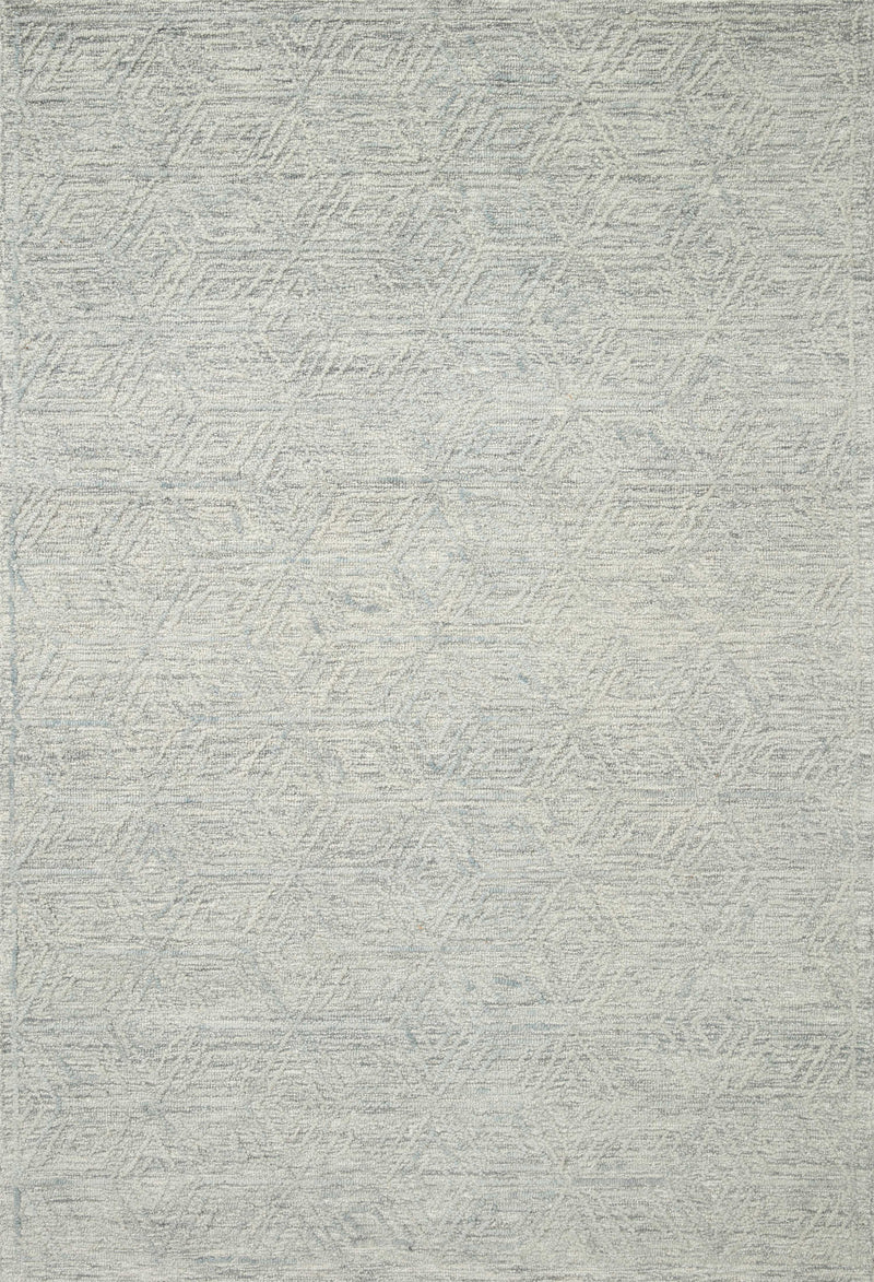 Magnolia Home by Joanna Gaines x Loloi Sarah Rug in Sky Blue Accent Hand-Tufted Wool