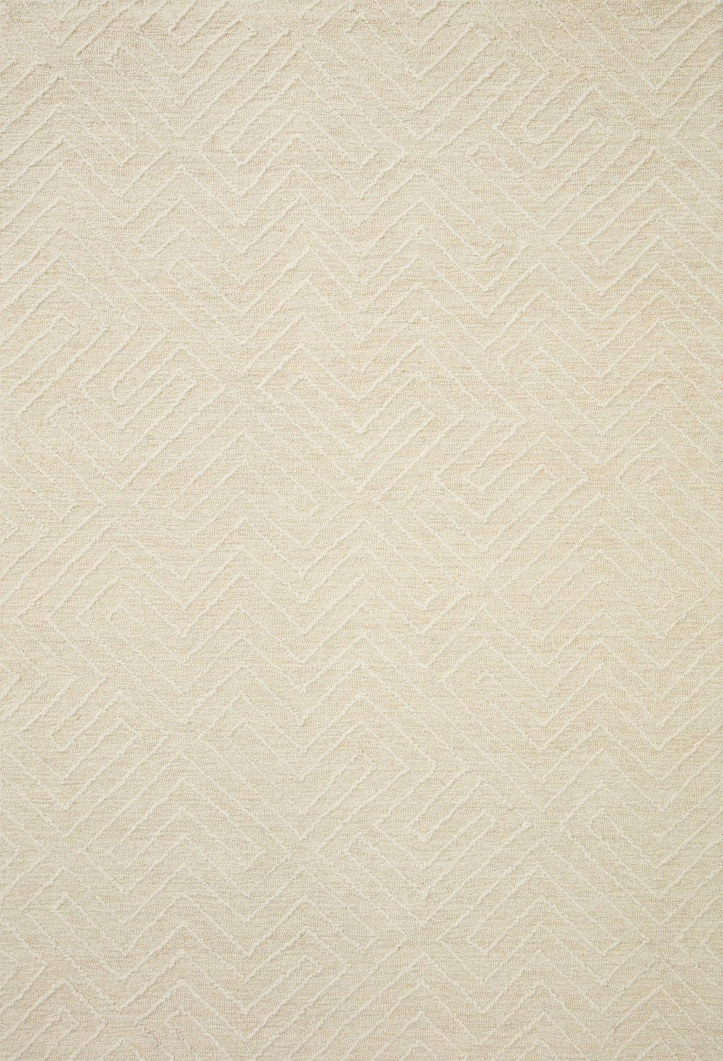 Magnolia Home by Joanna Gaines x Loloi Sarah Rug in Ivory Ivory Accent Hand-Tufted Wool