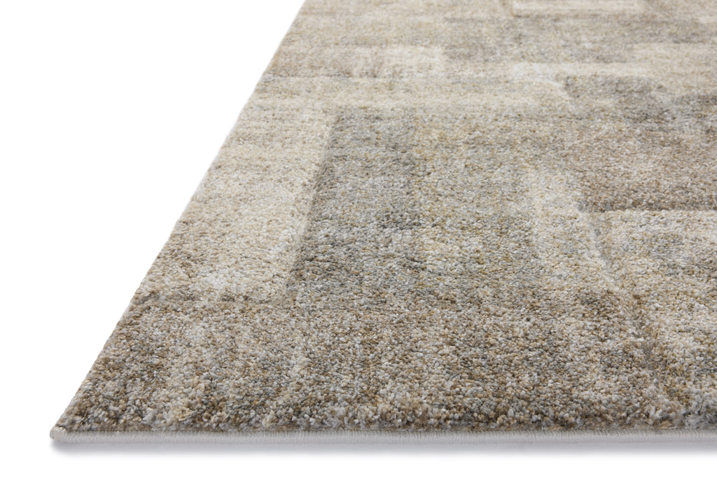 Loloi Silas Natural / Pebble 2'-7" x 4' Accent Rug Beige Accent Power-Loomed Polypropylene