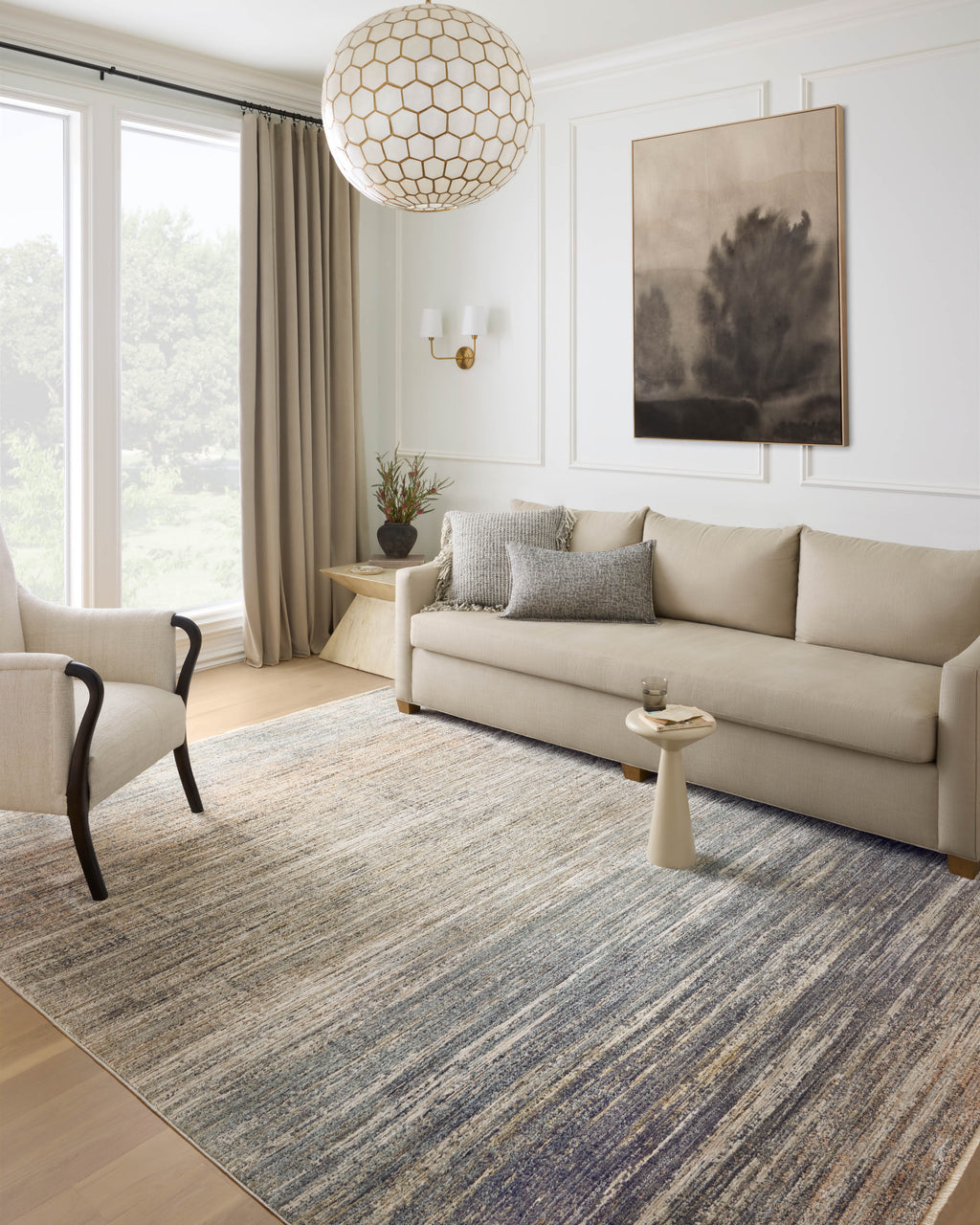 Loloi Soho Earth / Multi 2'-3" x 3'-10" Accent Rug Brown Accent Power-Loomed Polyester