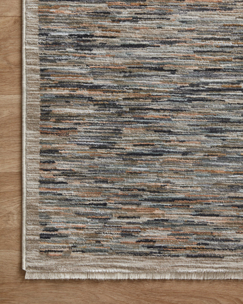 Loloi Soho Multi / Sand 2'-3" x 3'-10" Accent Rug Multi Accent Power-Loomed Polyester