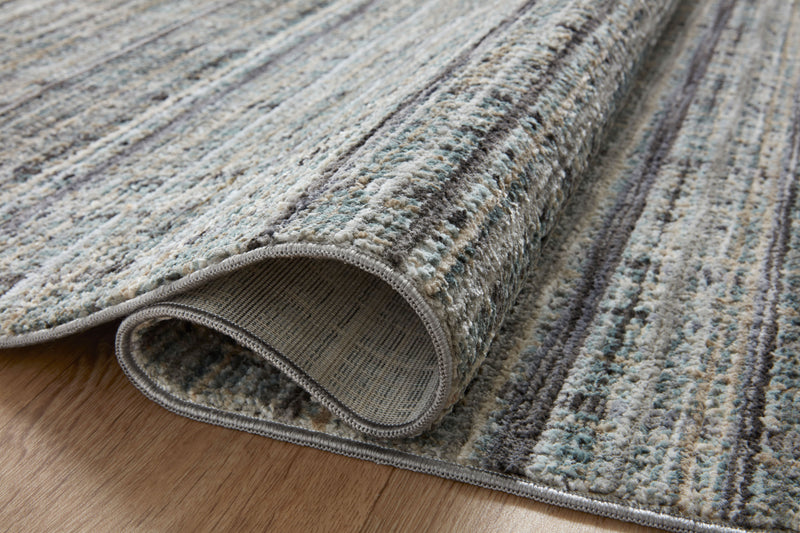 Loloi Soho Jade / Stone 2'-3" x 3'-10" Accent Rug Green Accent Power-Loomed Polyester