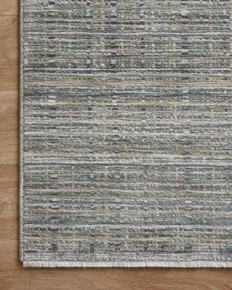 Loloi Soho Jade / Stone 2'-3" x 3'-10" Accent Rug Green Accent Power-Loomed Polyester