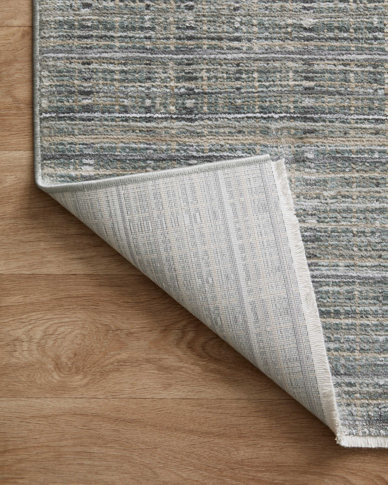 Loloi Soho Jade / Stone 2'-3" x 3'-10" Accent Rug Green Accent Power-Loomed Polyester