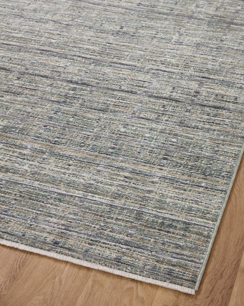 Loloi Soho Jade / Stone 2'-3" x 3'-10" Accent Rug Green Accent Power-Loomed Polyester