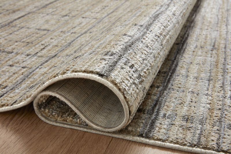 Loloi Soho Pebble / Charcoal 2'-3" x 3'-10" Accent Rug Beige Accent Power-Loomed Polyester