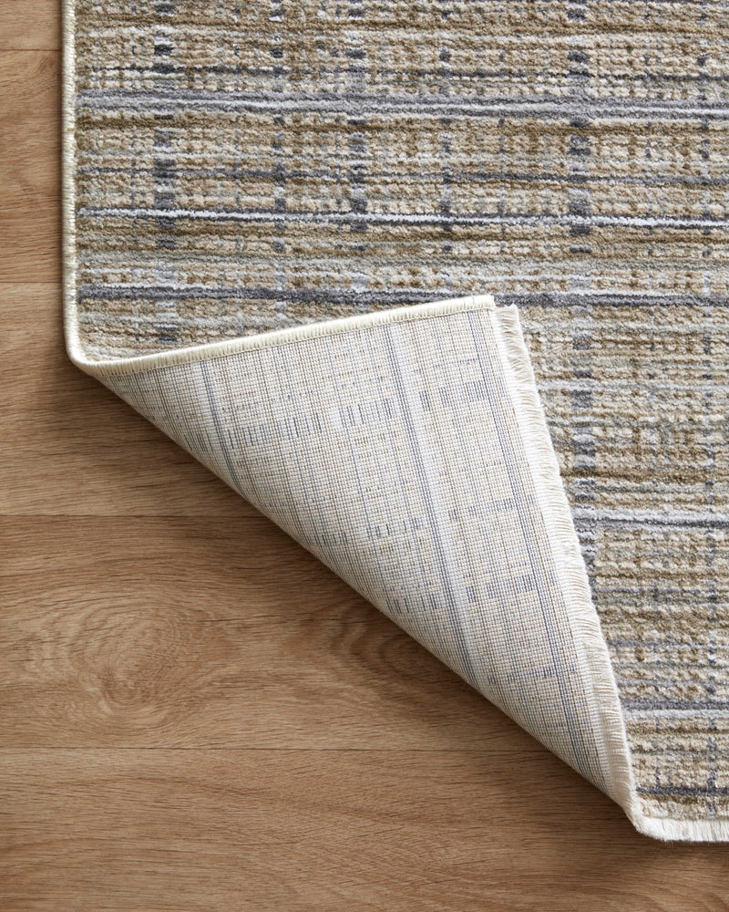 Loloi Soho Pebble / Charcoal 2'-3" x 3'-10" Accent Rug Beige Accent Power-Loomed Polyester