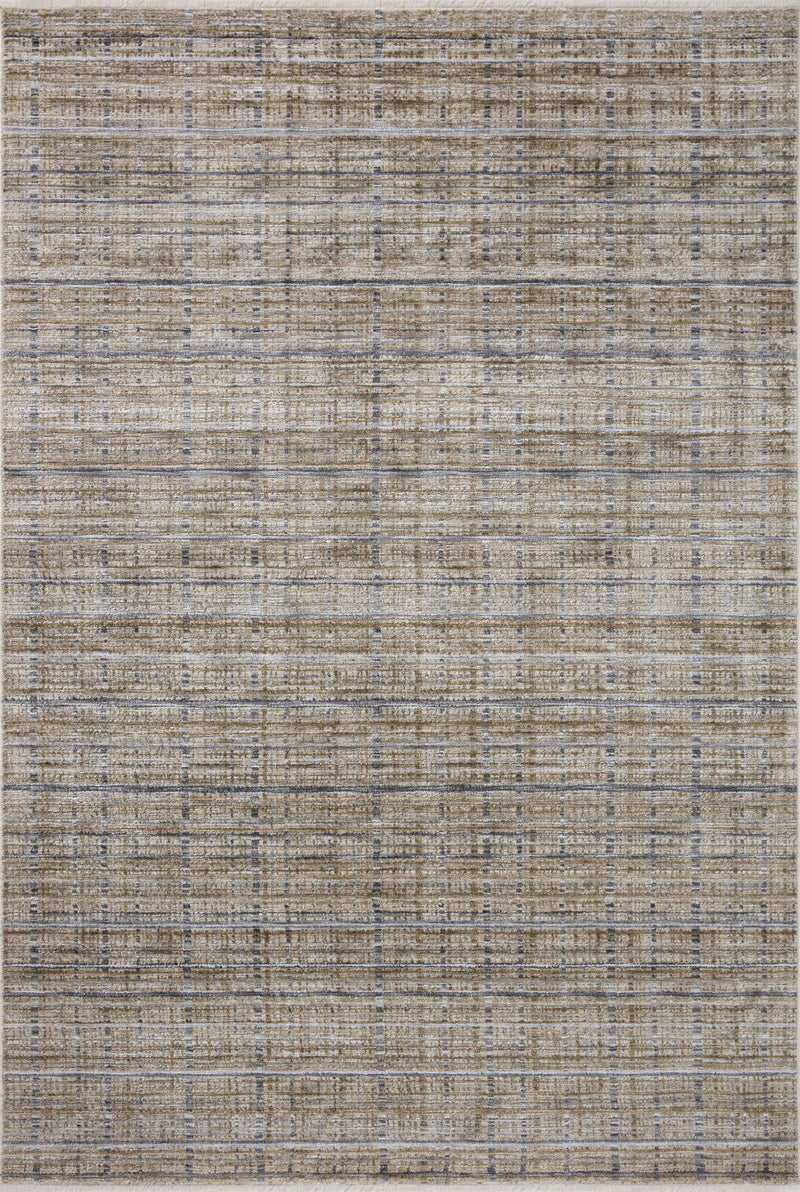 Loloi Soho Pebble / Charcoal 2'-3" x 3'-10" Accent Rug Beige Accent Power-Loomed Polyester