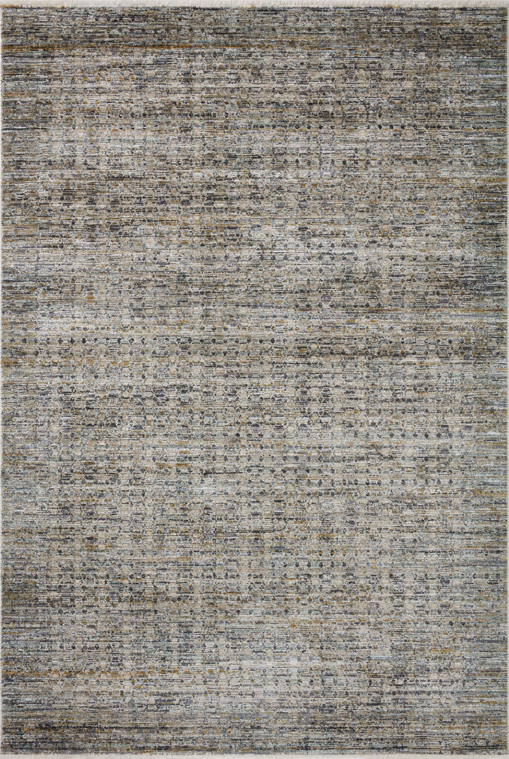 Loloi Soho Charcoal / Multi 2'-3" x 3'-10" Accent Rug Gray Accent Power-Loomed Polyester