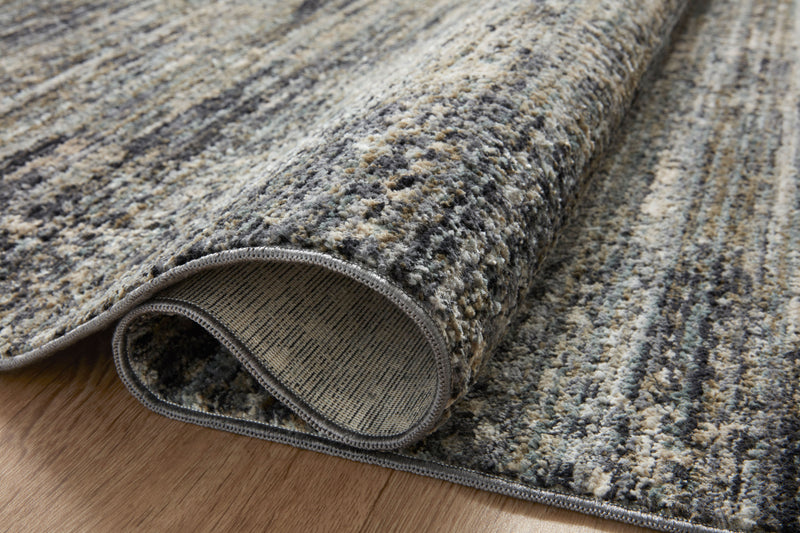 Loloi Soho Multi / Slate 2'-3" x 3'-10" Accent Rug Multi Accent Power-Loomed Polyester