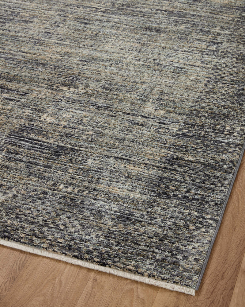 Loloi Soho Multi / Slate 2'-3" x 3'-10" Accent Rug Multi Accent Power-Loomed Polyester
