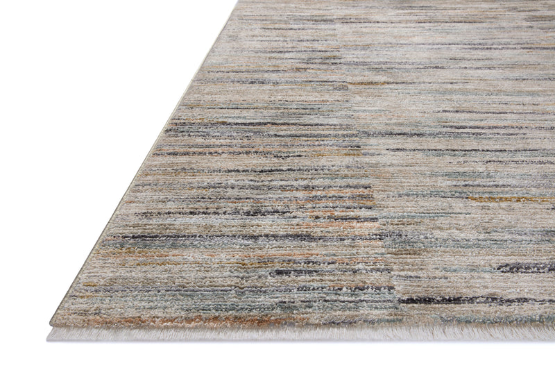 Loloi Soho Multi / Dove 2'-3" x 3'-10" Accent Rug Multi Accent Power-Loomed Polyester