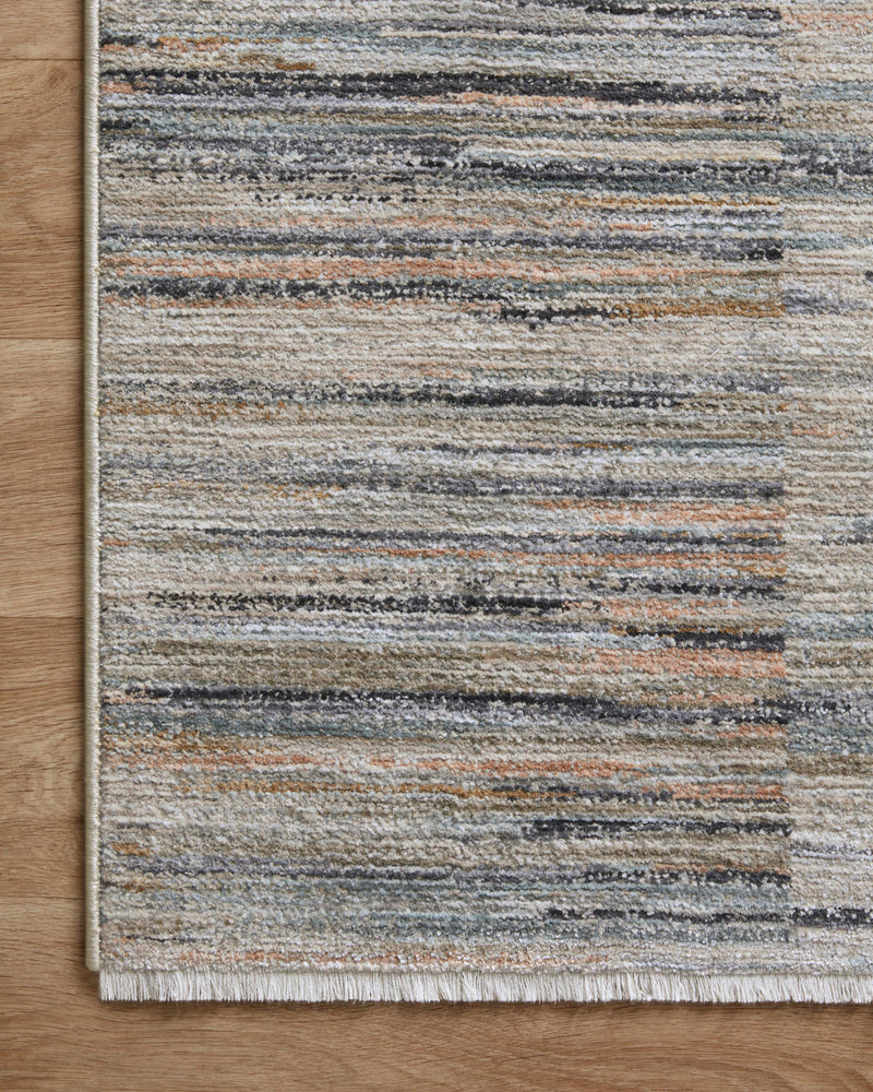 Loloi Soho Multi / Dove 2'-3" x 3'-10" Accent Rug Multi Accent Power-Loomed Polyester