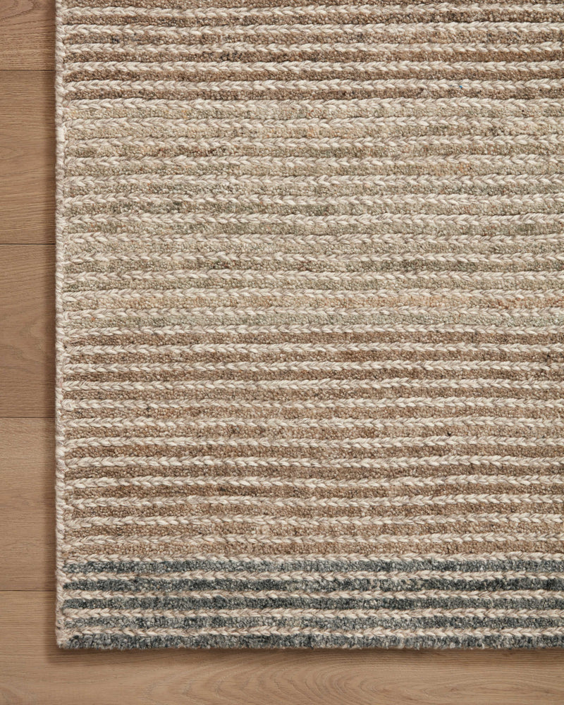 Loloi Stiles Beige / Slate 2'-3" x 3'-9" Accent Rug Beige Accent Hand-Tufted Wool