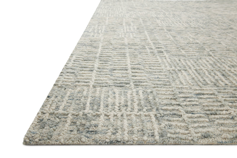 Loloi Tallulah Sky / Ivory 2'-0" x 5'-0" Accent Rug Blue Accent Hand-Tufted Wool