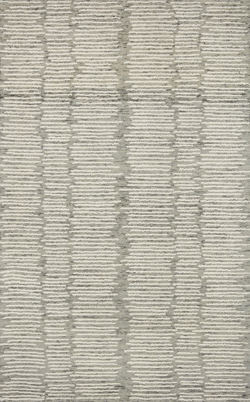 Loloi Tallulah Stone / Ivory 2'-0" x 5'-0" Accent Rug Gray Accent Hand-Tufted Wool