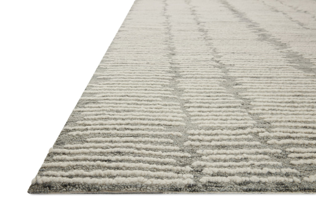 Loloi Tallulah Stone / Ivory 2'-0" x 5'-0" Accent Rug Gray Accent Hand-Tufted Wool