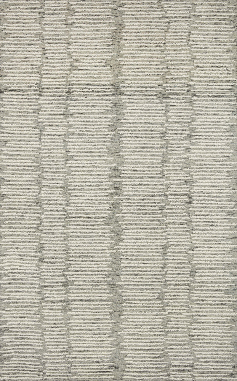 Loloi Tallulah Stone / Ivory 2'-0" x 5'-0" Accent Rug Gray Accent Hand-Tufted Wool
