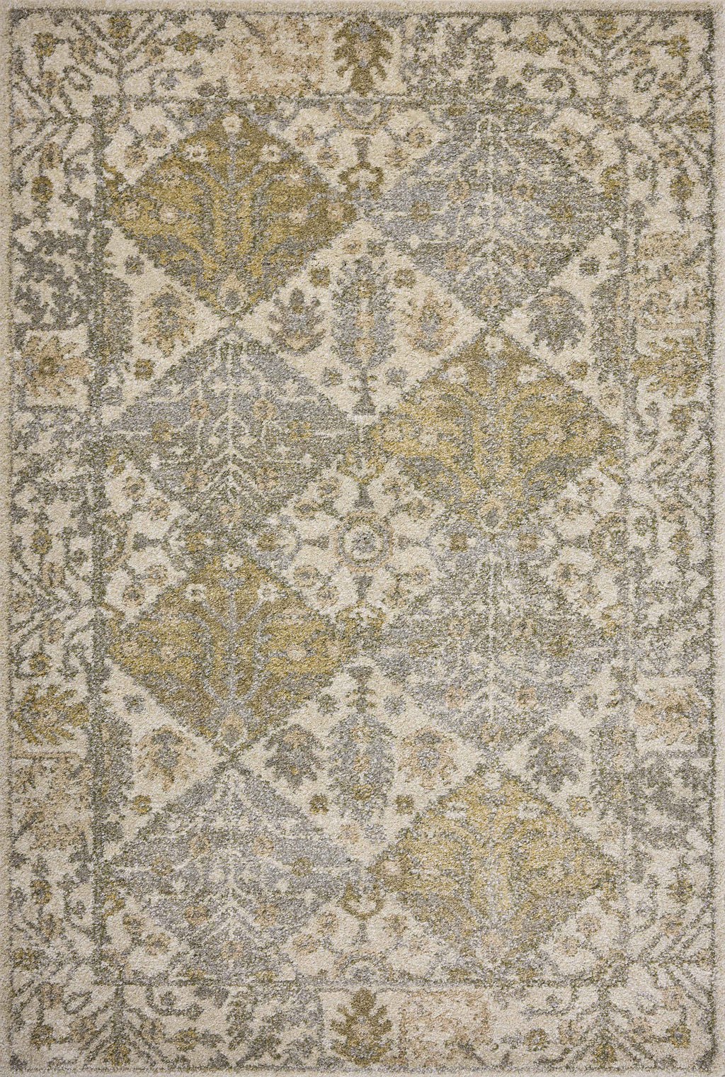 Loloi Tamryn Beige / Multi 2'-7" x 4' Accent Rug Beige Accent Power-Loomed Polypropylene